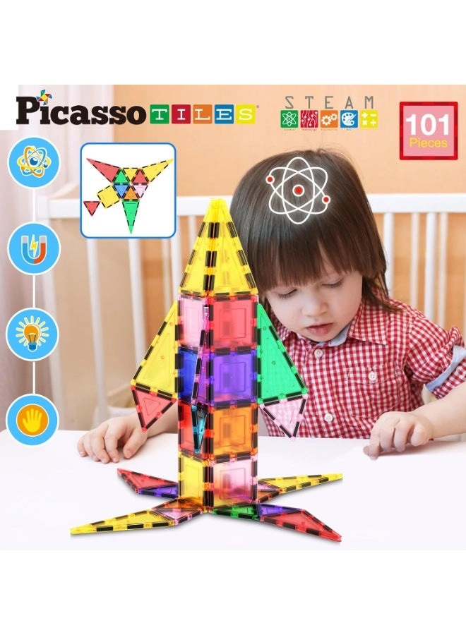 Magnetic Tiles - 3+ Years 100-Pieces