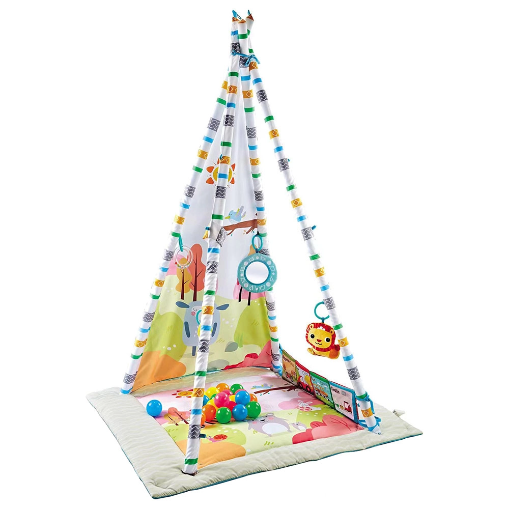 2-In-1 Baby Activity Play Gym & Removable Tent - 2+