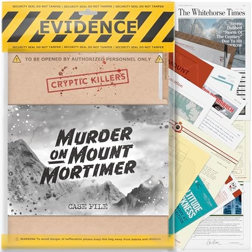 Murder on Mount Mortimer - Unsolved murder mystery game Cold Case Files Investigation