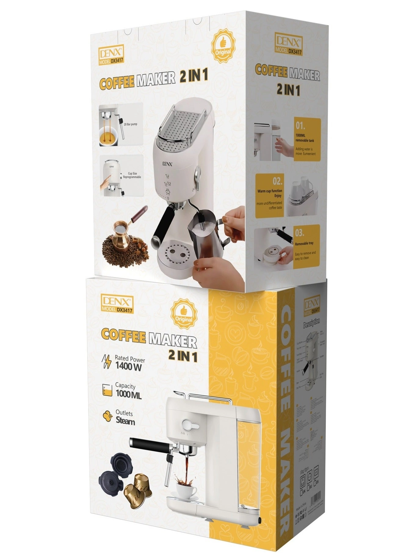 DX3417 - 2-in-1 Automatic Touch Control