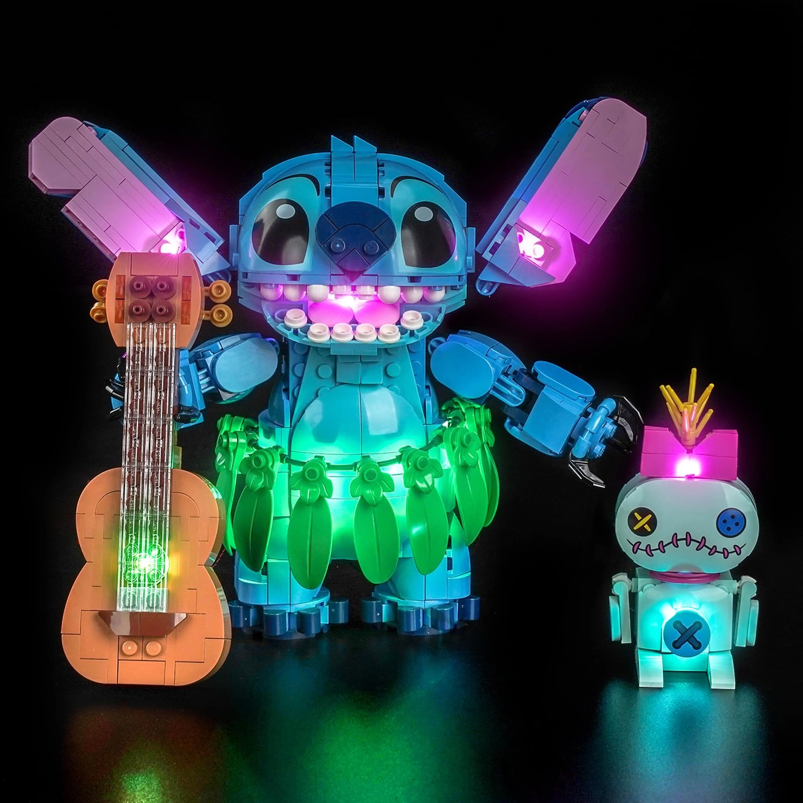 LocoLee Light kit Compatible with Lego 43296 Stitch & Scrump - LED Lighting Accessories USB/Battery Pack