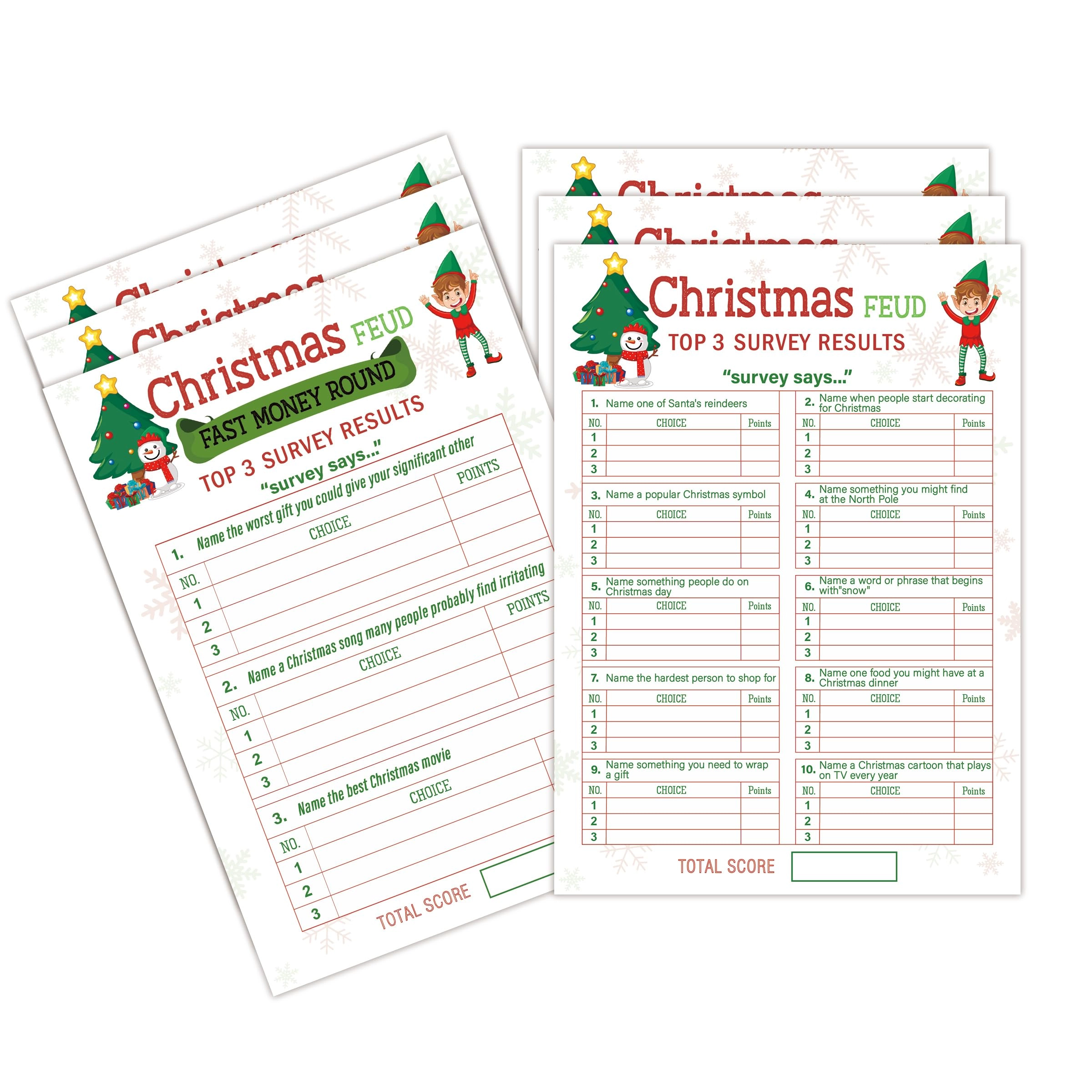 Christmas Feud Game - 15+