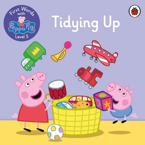 Penguin Random House Children's UK First Words With Peppa Tidying Up Cloth Book - 4 years-6 years