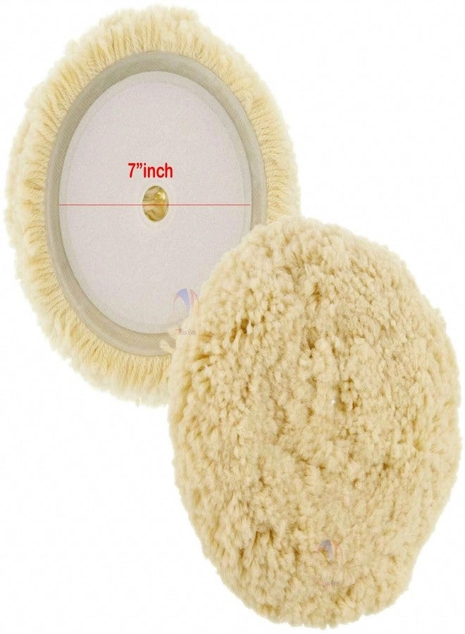 AMMK POWER TOOLS Wool Polishing Polishers - 7inch 185 mm White