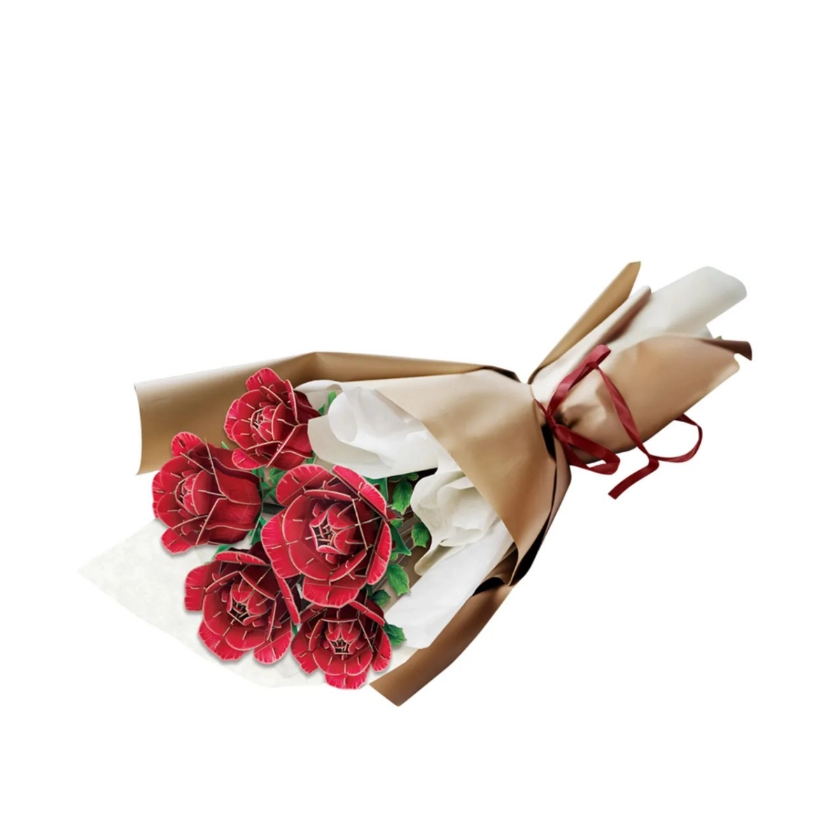 Rose Flower Bouquet 3D Puzzle (ALGT-P865H) - 265 pcs