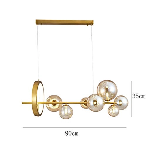 Edison Lamp Shade - G9 Electroplating bronze and amber