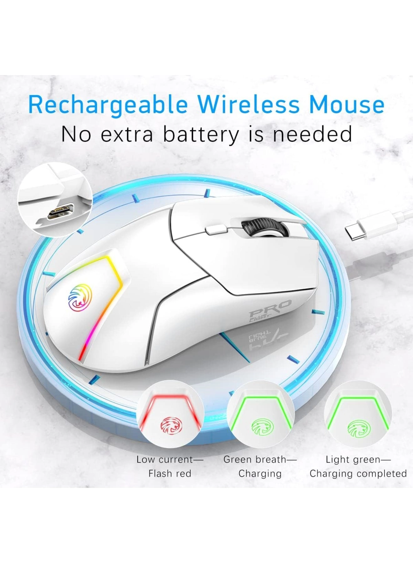 Wireless Gaming Mouse - Bluetooth 2.4G