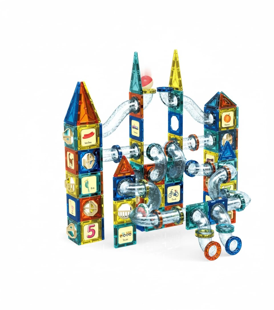 THE TOYS HOME Magnetic Building Blocks - 209 pcs
