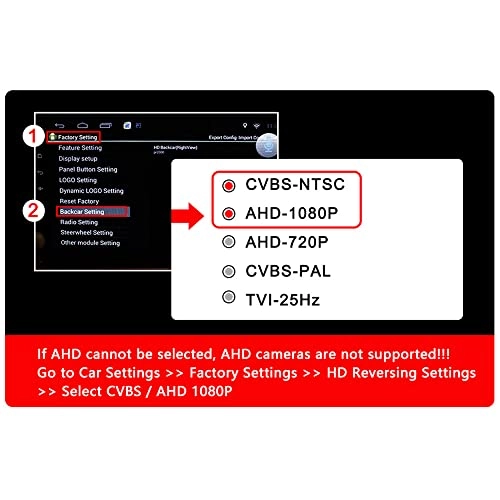 Rear View Backup Camera - Night vision wired