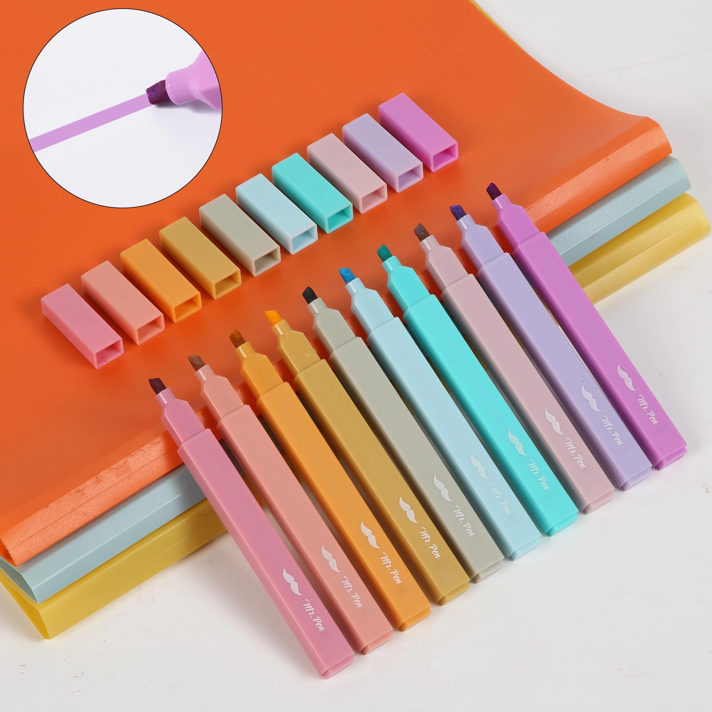 Aesthetic Highlighters - Candy Colors Chisel