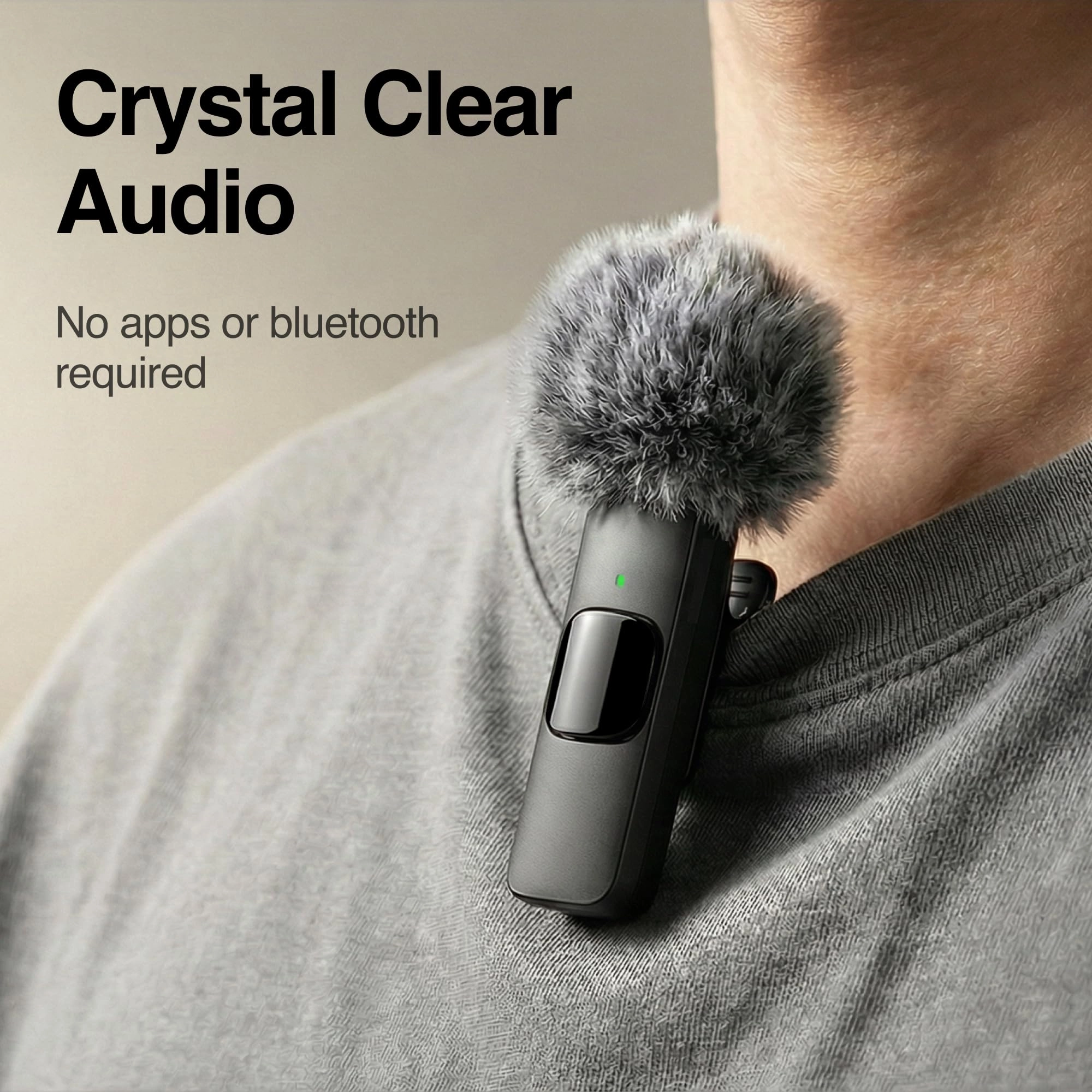 mini-mic-pro Wireless+Lightning+USB Microphone 2 Pack