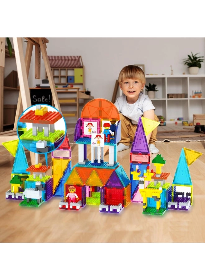 Magnetic Building Block Set - 12pcs