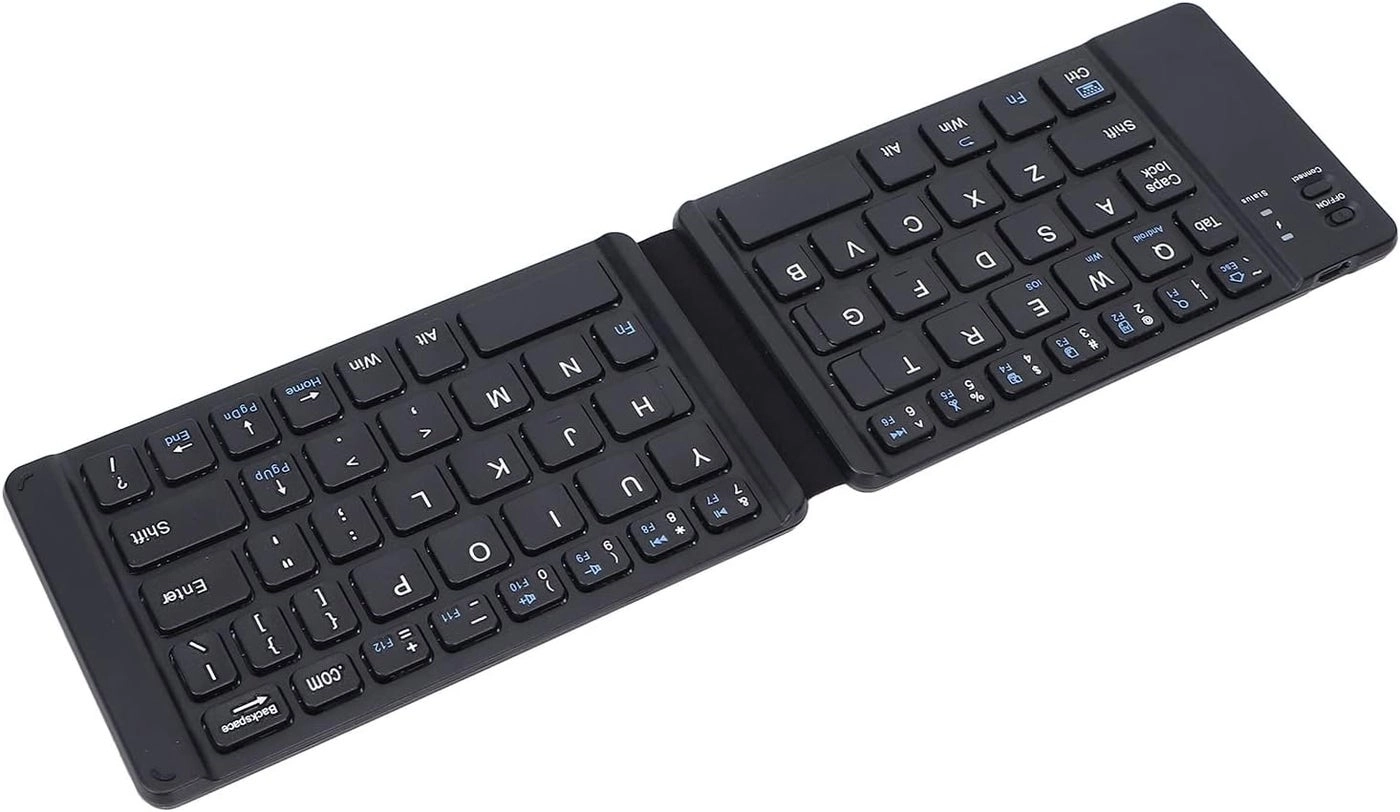 Foldable Bluetooth Keyboard - Portable Wireless Rechargeable