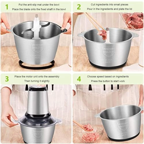 Electric Meat Grinder - 2 Speed 2L