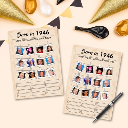 80th Birthday Party Games - Adult 30 piece(s)