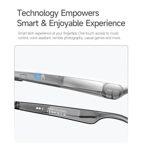 AI Translator Smart Glasses - 163 Languages IP67 40H Playtime