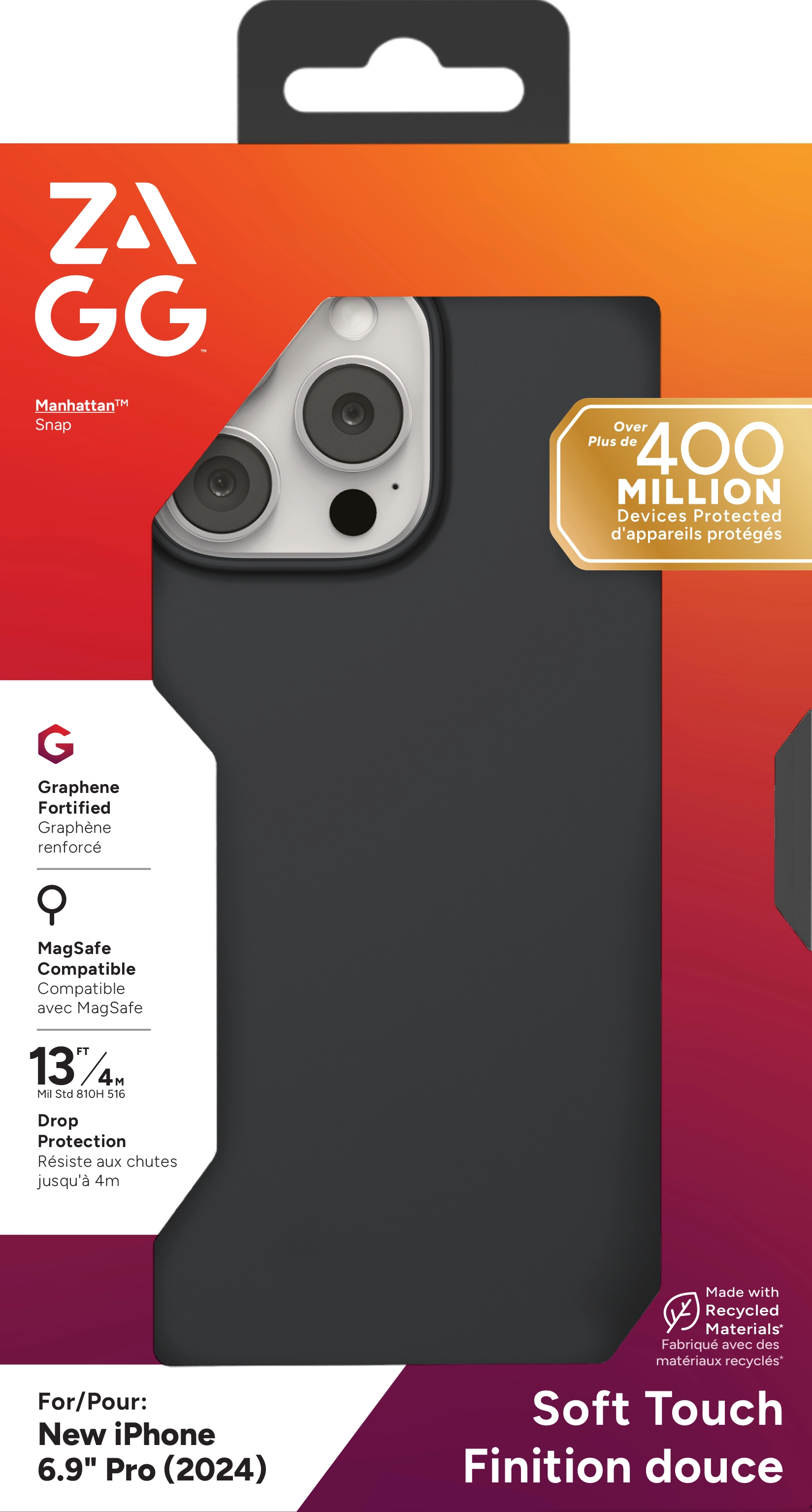 Manhattan Snap Case with MagSafe for Apple iPhone 16 Pro