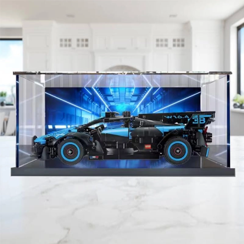 Technic 42162 Display Case - 35x15x15cm Black Bottom