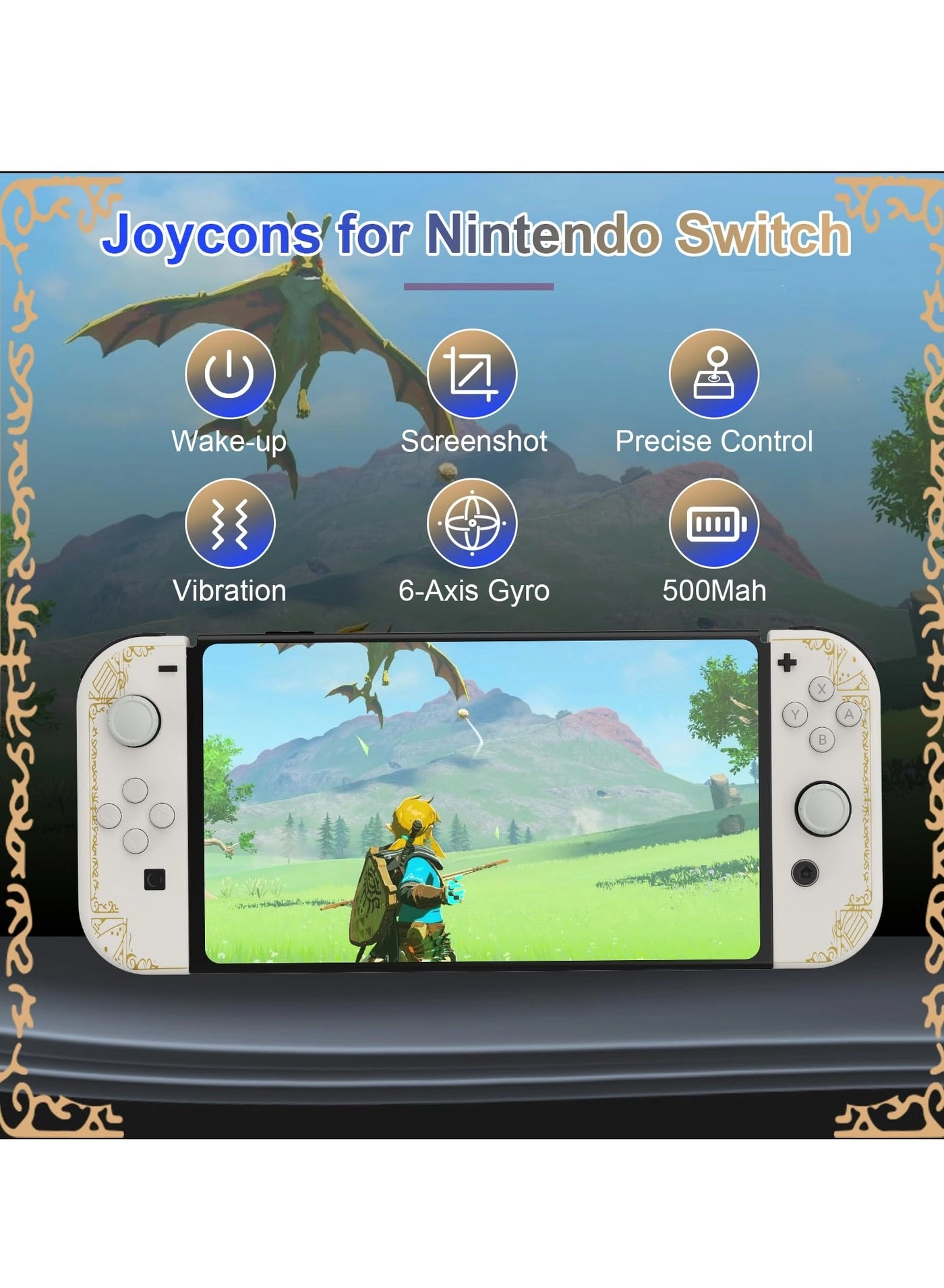 Joy Cons Wireless Controller - New White