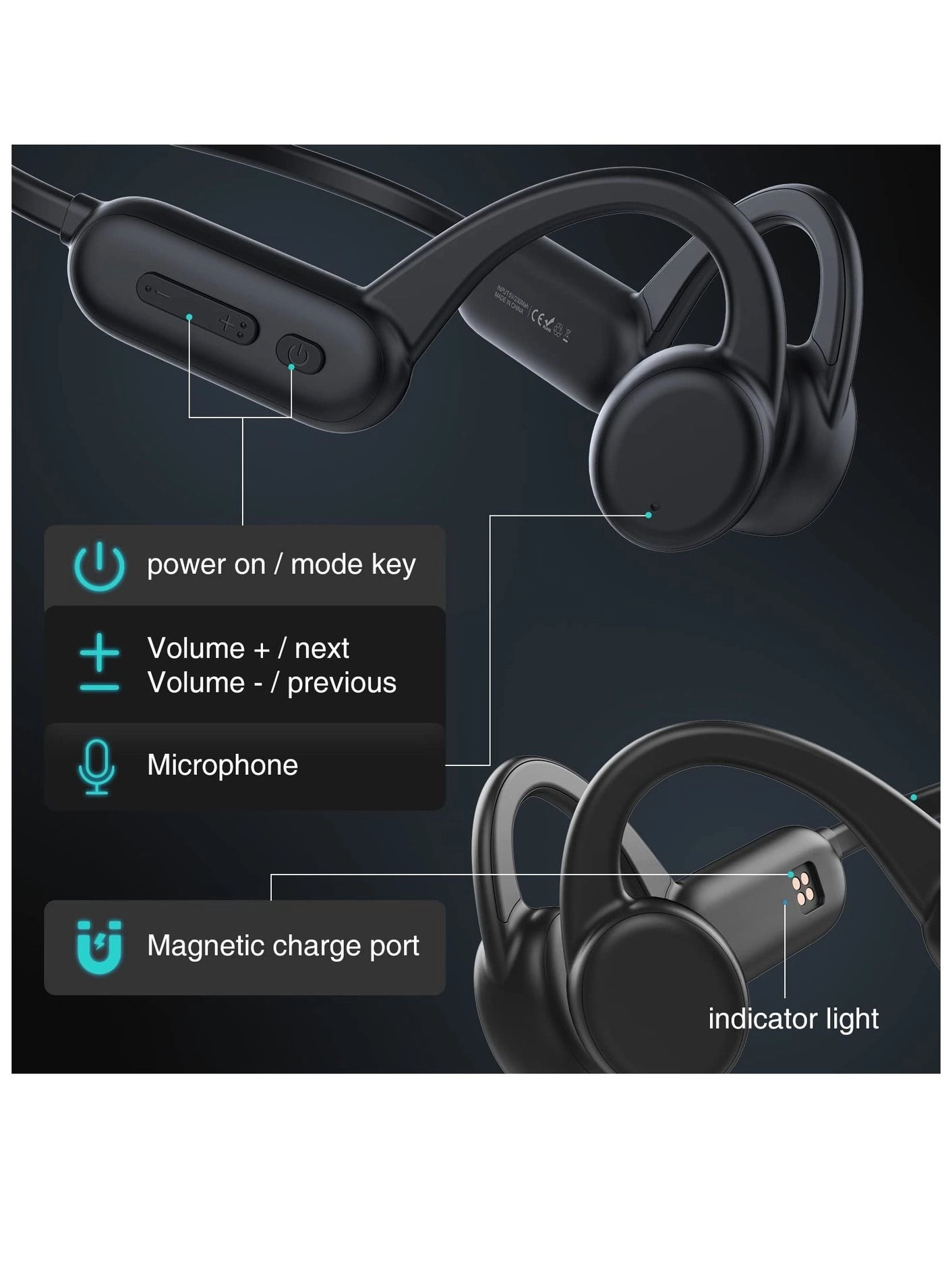 Bone Conduction Wireless Headphone
