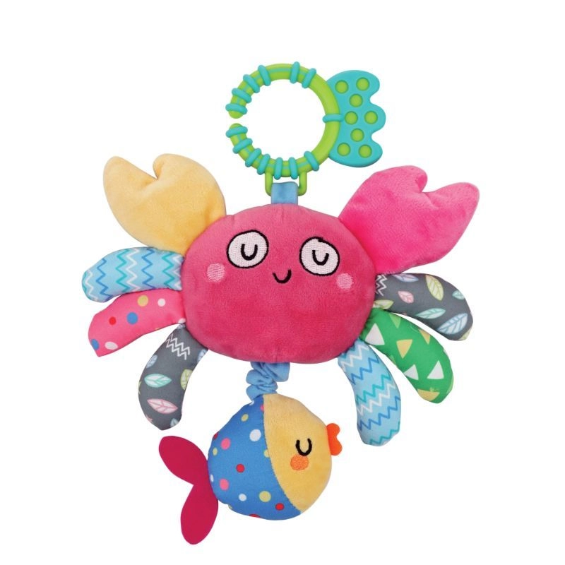 Shaking Crab Crib Toy - 3 months