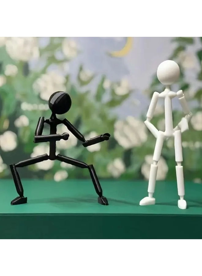 Generic Matchstick Men - 2-Piece Articulated 3D Printed