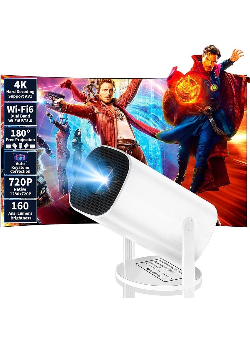 Mini Projector 4K - 210 ANSI lumens 1920x1080 pixels