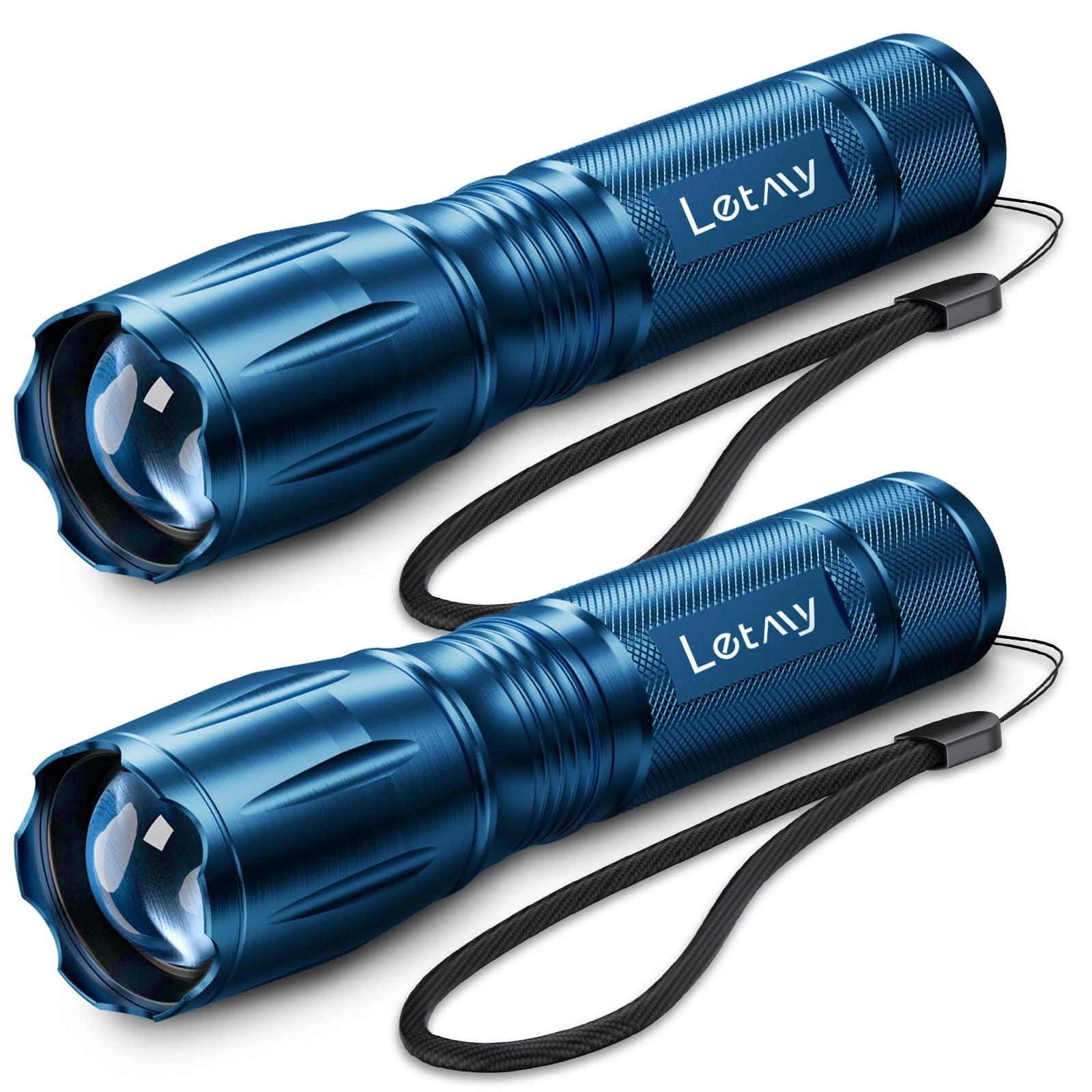 Tactical Flashlight - 2 Pack 2000lm