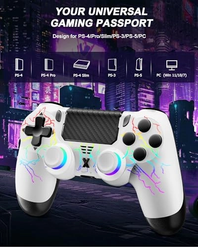 Wireless Controller - RGB WHITE