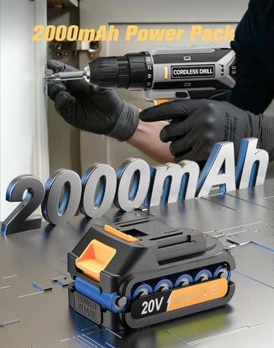 Cordless Drill Driver - 2000mAh