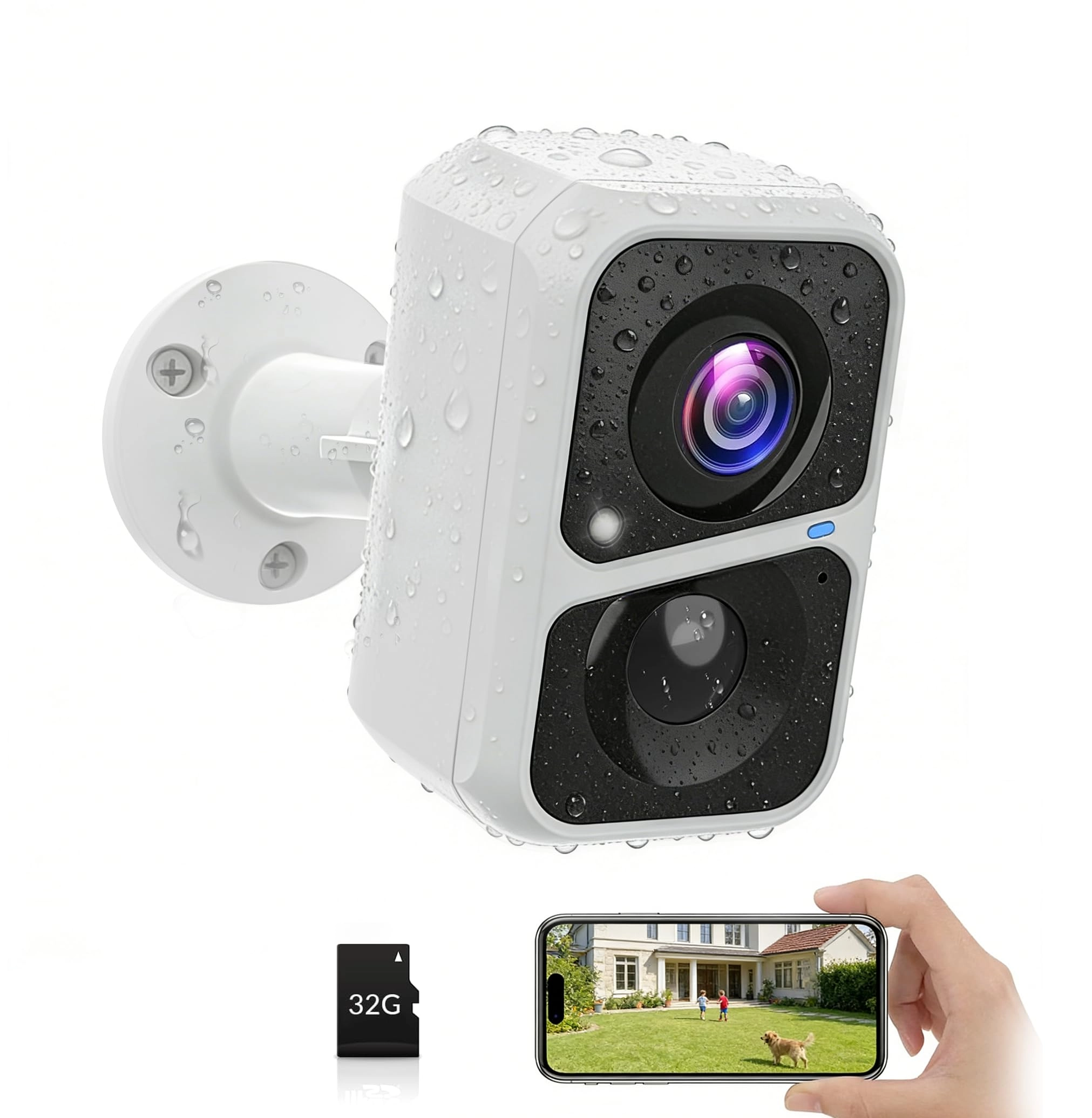 VKfoy Wireless Security Camera 2K