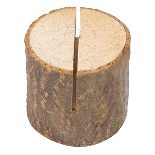 Stump Shape Card Holder - Wood