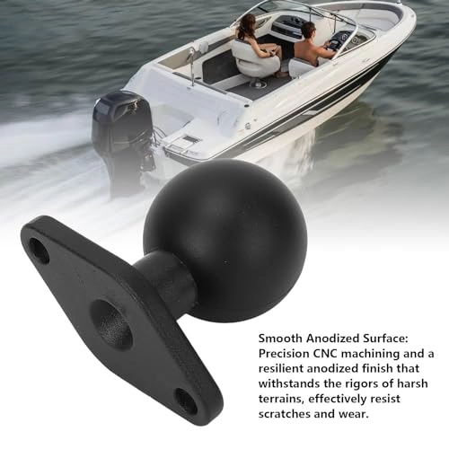 Ball Mount Base - Aluminum Alloy C-shaped Dual Socket Arm