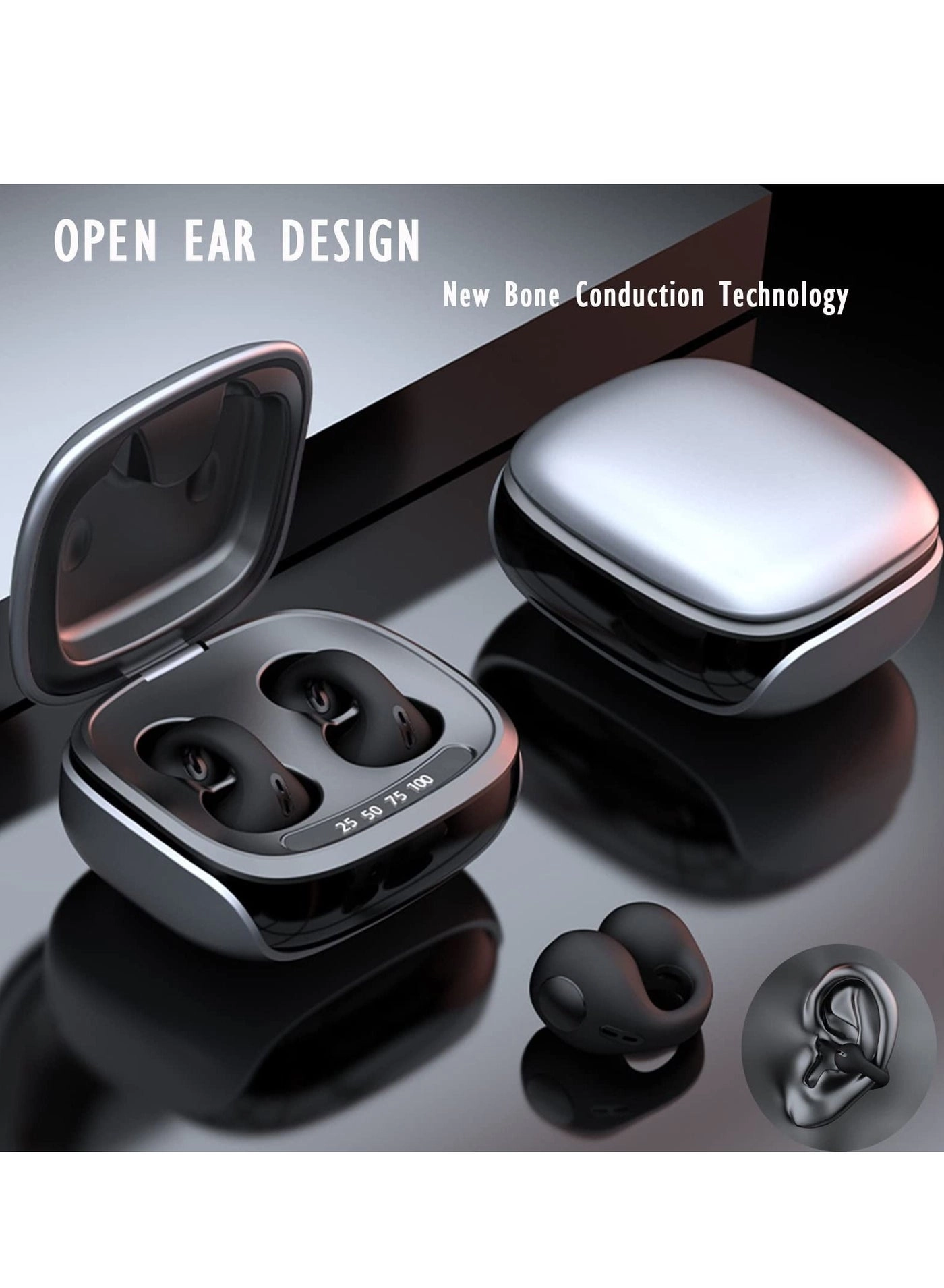 Open-Ear Bluetooth Bone Conduction Sport Headphones - Wireless Headphone