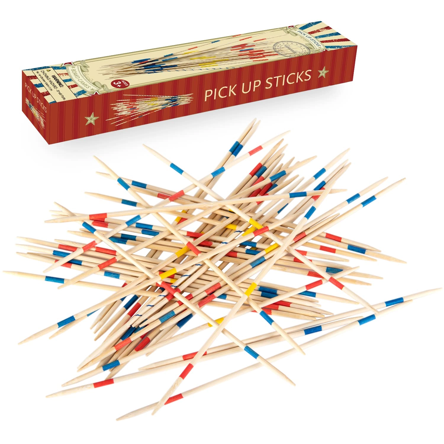 Gonoelec Pick Up Sticks - 41 Piece Bamboo