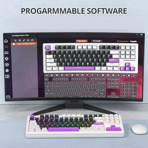 75% TKL Wired Mechanical Keyboard - Wired/Wireless