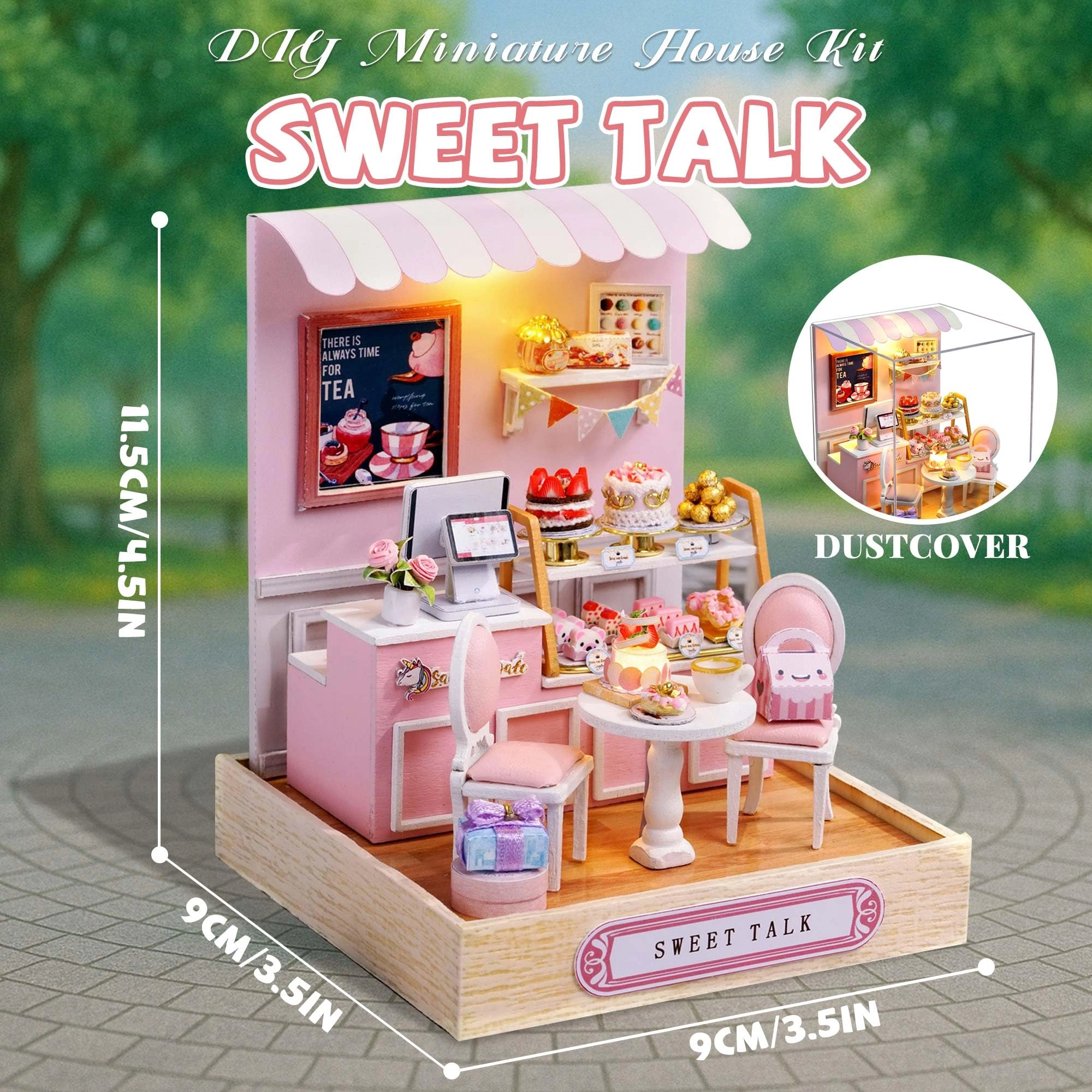 DIY Miniature House Kit - Vintage Coffee Shop