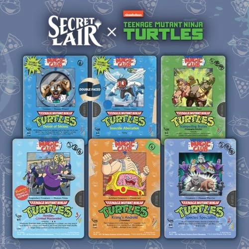 Secret Lair x Teenage Mutant Ninja Turtles: VHS Villains - 5 pcs