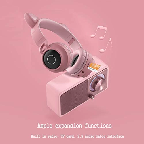 Kids Headphones Cat Ear Wireless Headphone