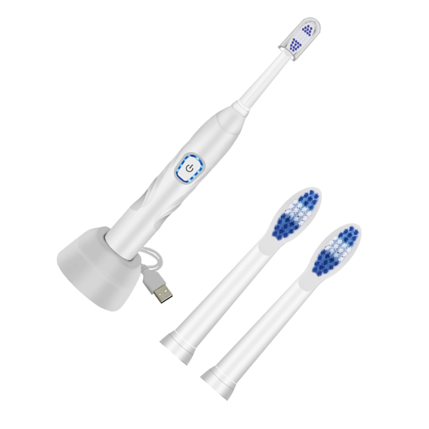 OY4342A2302 - USB Rechargeable White Electric Toothbrush