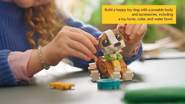 LEGO Creator Cute Animals: Playful Puppy Dog (31382) - 3in1