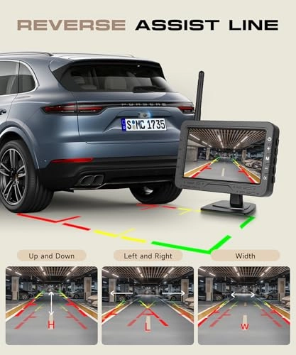 Wireless Rear Camera - Night Vision Wireless 480*272 pixels