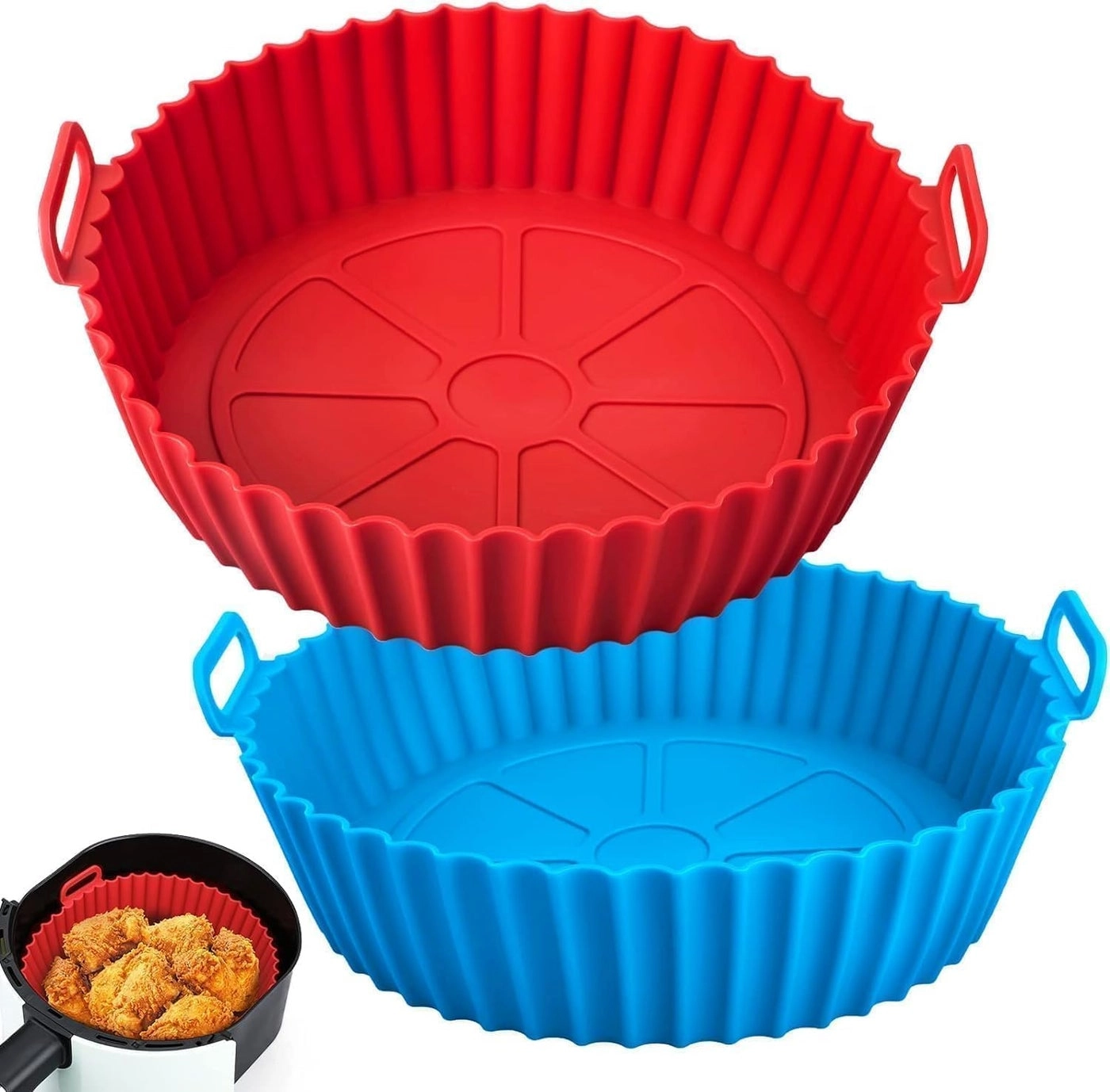 Puno Air Fryer Liners - Silicone Pack of 2