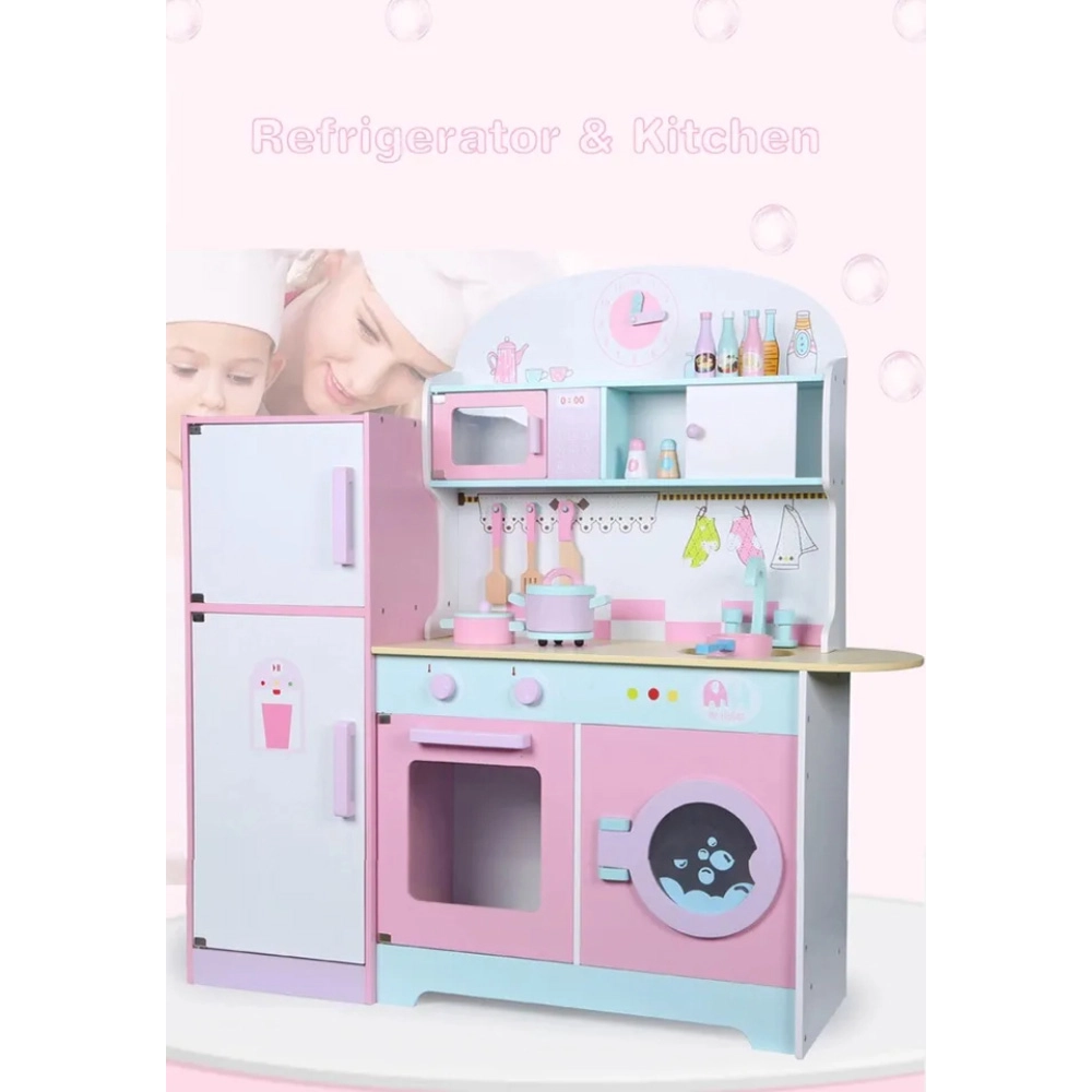 Kids Wooden Kitchen Playing Toy Set (GF-MSN18023)