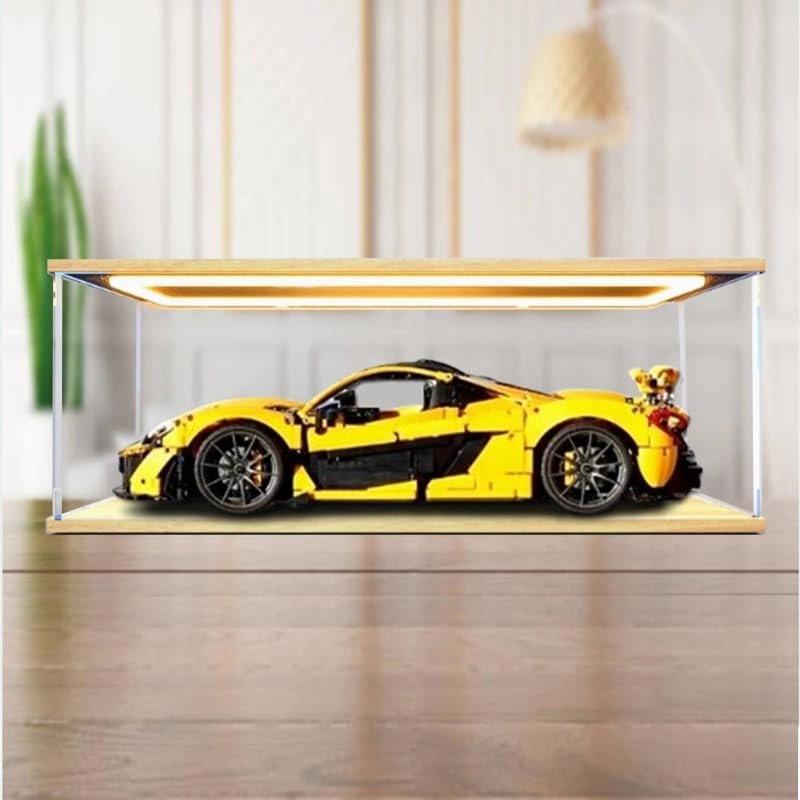 Display Case for LEGO Technic 42172 + Top Light
