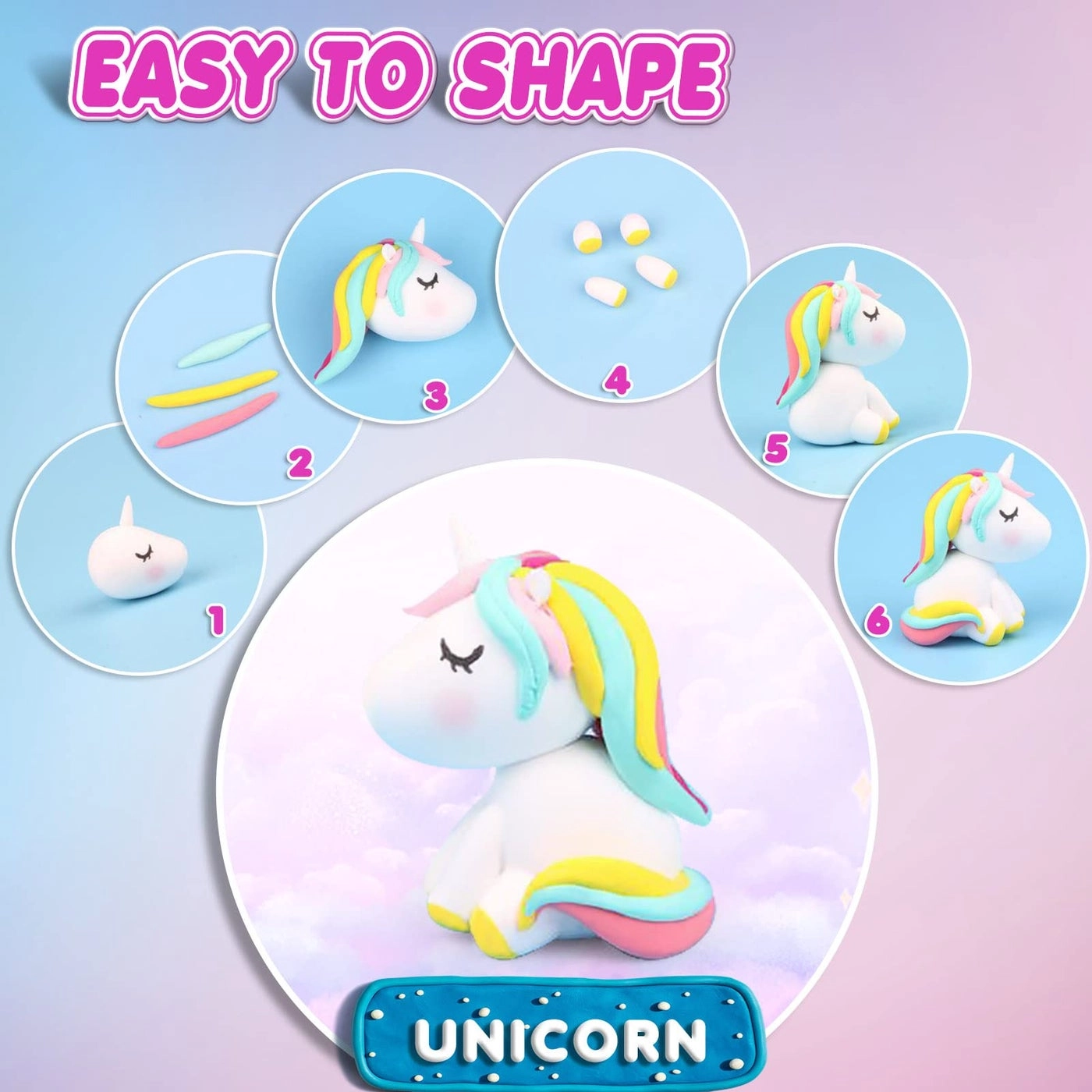 Magic Clay - 60 colors 3+ years