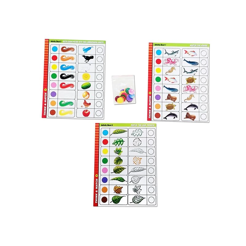 Think & Match Part-1 - 4 - 6 years 112 pieces