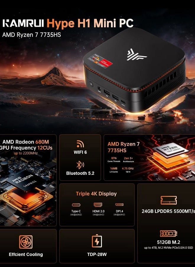 H1 - Ryzen 7 6800H 32GB 512GB