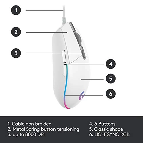 G203 HERO LightSync - USB