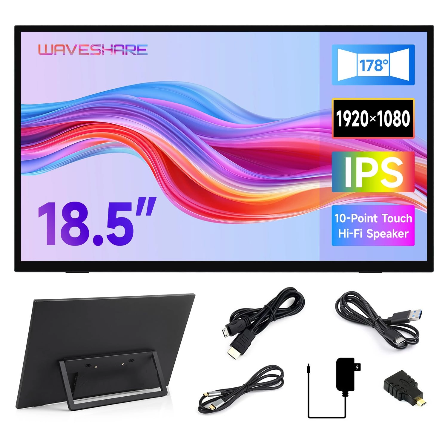 Waveshare Luck-Fox - 18.5 Inches 1920 × 1080